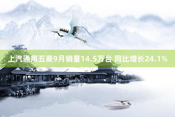 上汽通用五菱9月销量14.5万台 同比增长24.1%