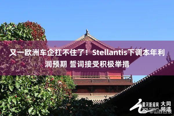 又一欧洲车企扛不住了！Stellantis下调本年利润预期 誓词接受积极举措